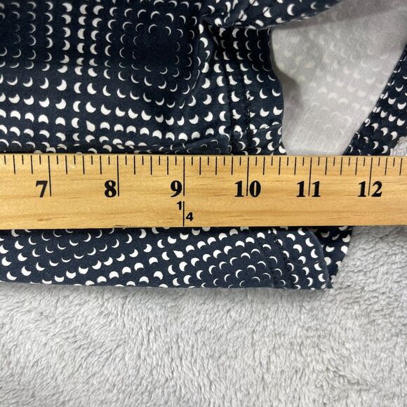 Volcom Chino Shorts Girls 7 Blue White Crescent Golf Blue Black Flat Front - Picture 11 of 12